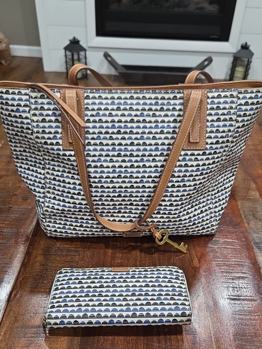 Fossil Tote And Wallet